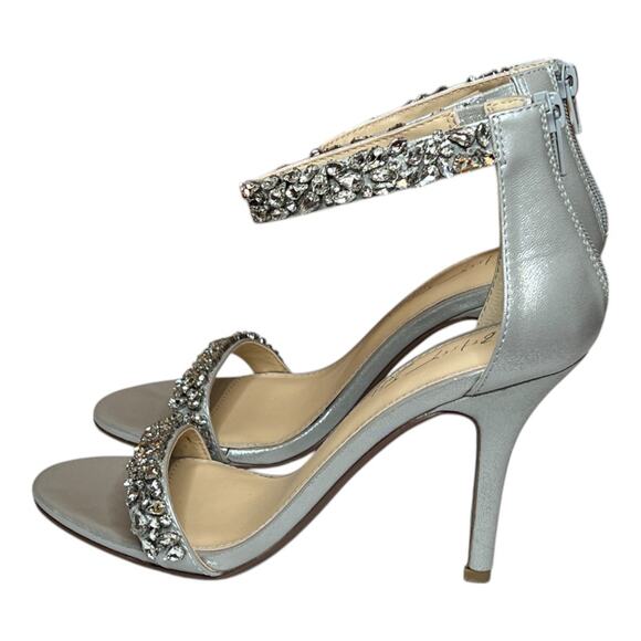 Blue by Betsey Johnson Angie Rhinestone Embellished Sandals Size 6.5 - Picture 2 of 9